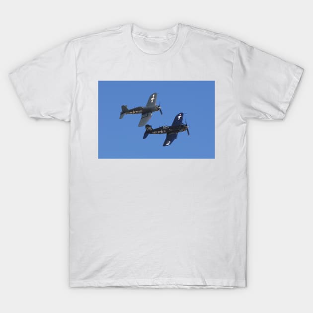 F4U Corsair x2 T-Shirt by CGJohnson